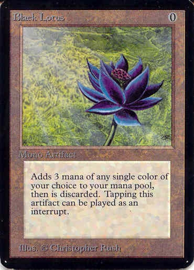 Black Lotus trading card